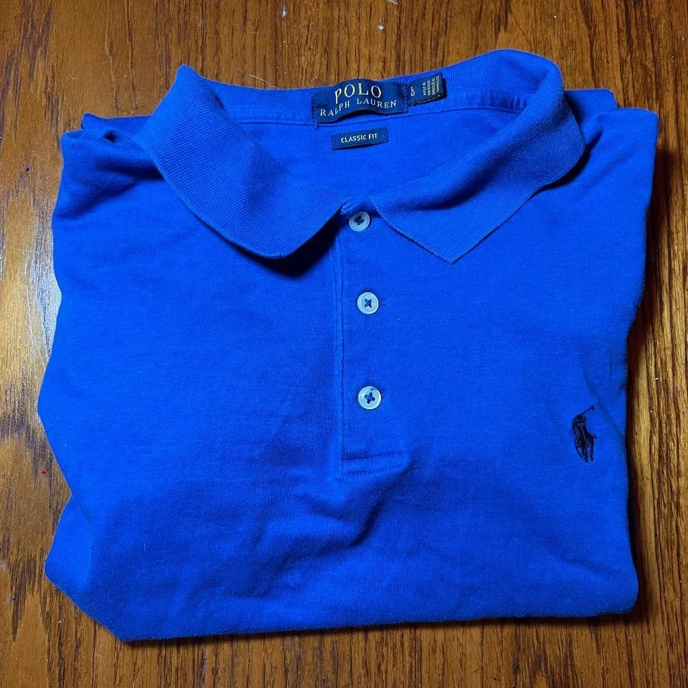 Ralph Lauren Men's large polo blue size large
